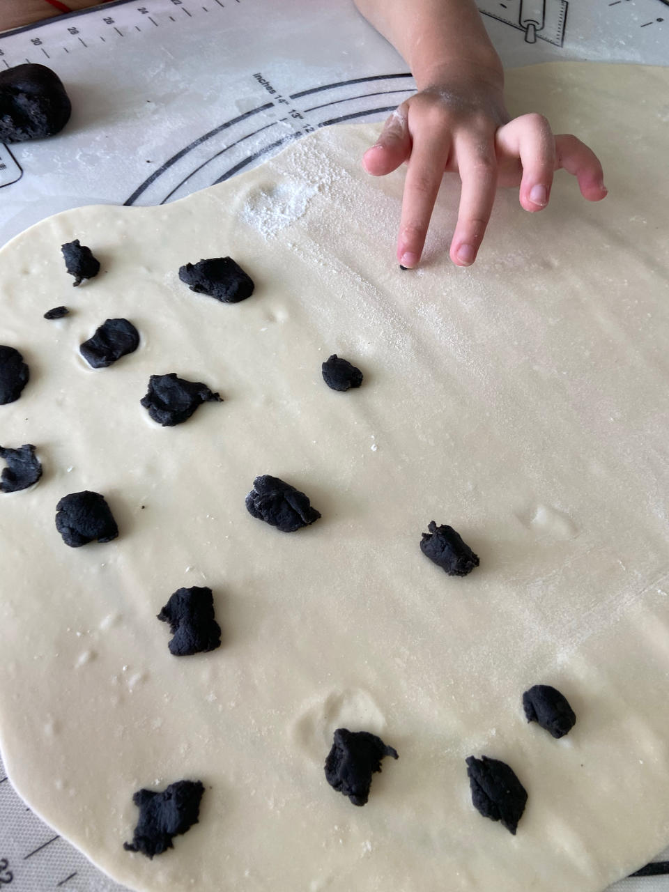 可爱的奶牛馒头