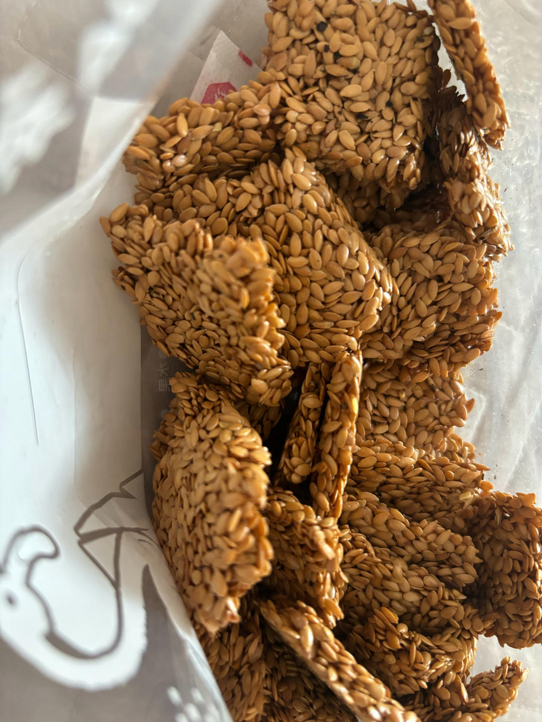 黄金@亚麻籽脆片【健康小零食】仰望美食