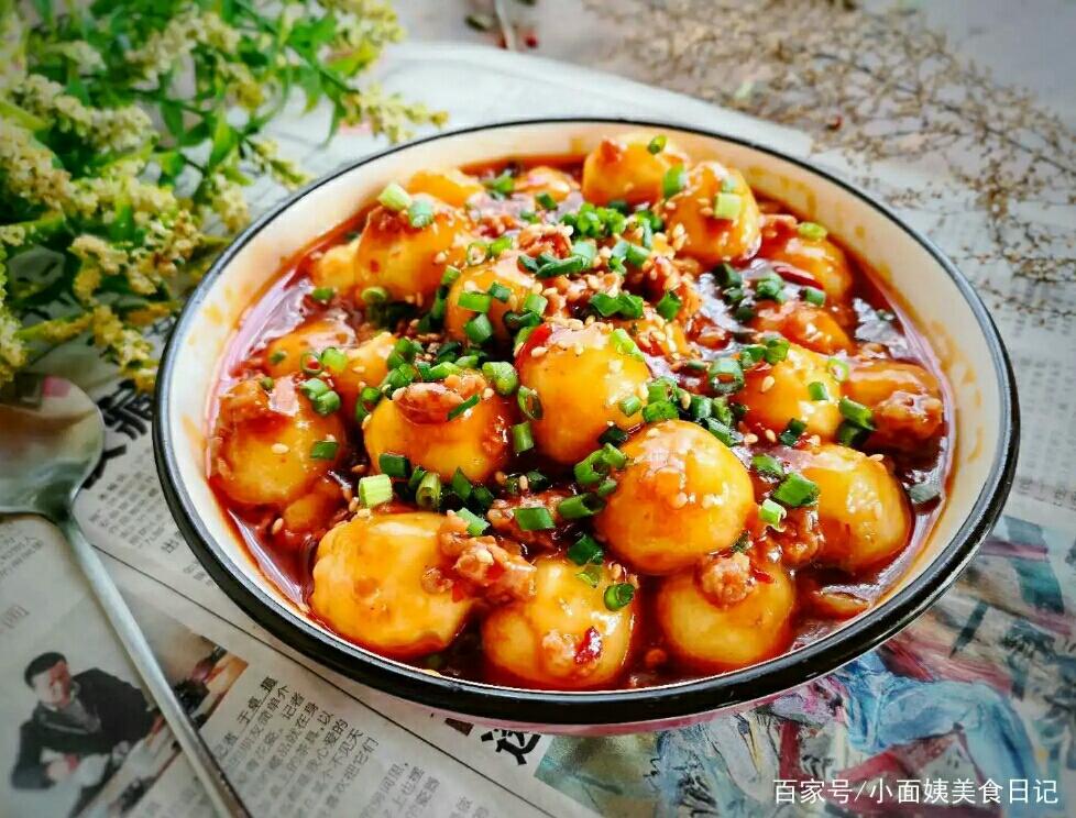 肉末土豆丸（肉沫酱真香）