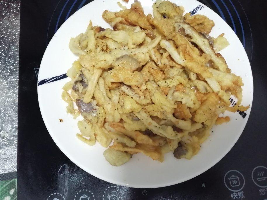 桑白君做的炸秀珍菇