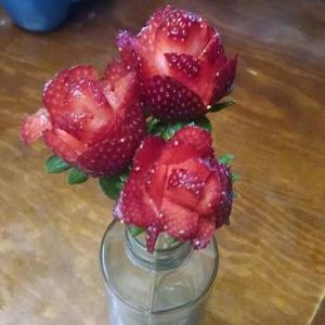 玫瑰草莓x爱心番茄的做法 步骤13