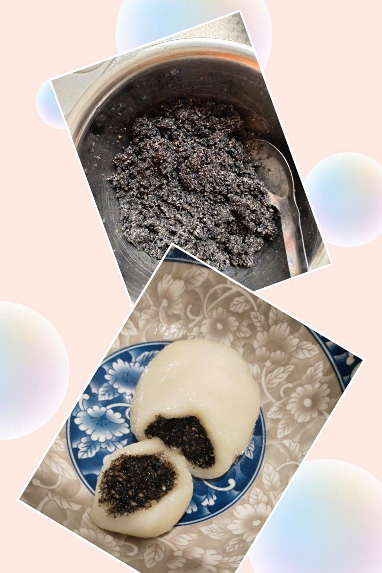 言13做的家传黑芝麻汤圆馅心黑洋酥
