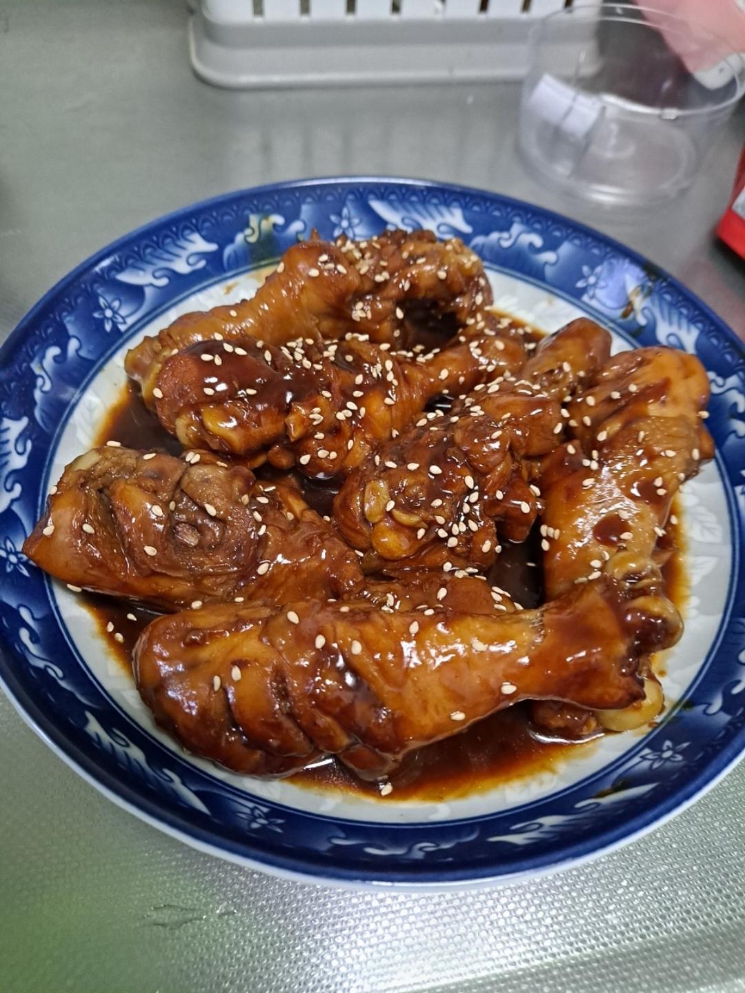 肉嫩多汁❗️超好吃的蒜香鸡腿❗️