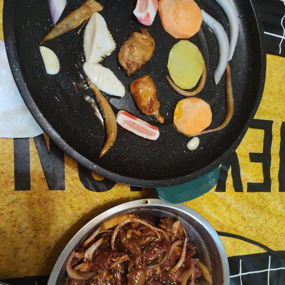 〈牛、羊肉腌制〉，烤肉吃。欣小厨 😉