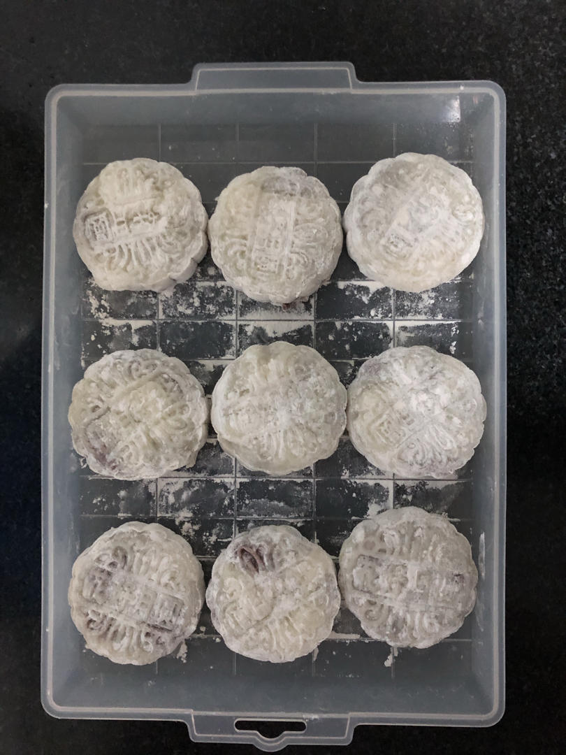 好吃到哭的冰皮月饼（细腻绿豆沙/榴莲）