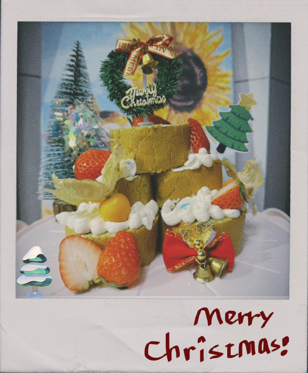 堆起来的蛋糕塔⁉️叠叠乐青提乳酪蛋糕🎂超乖