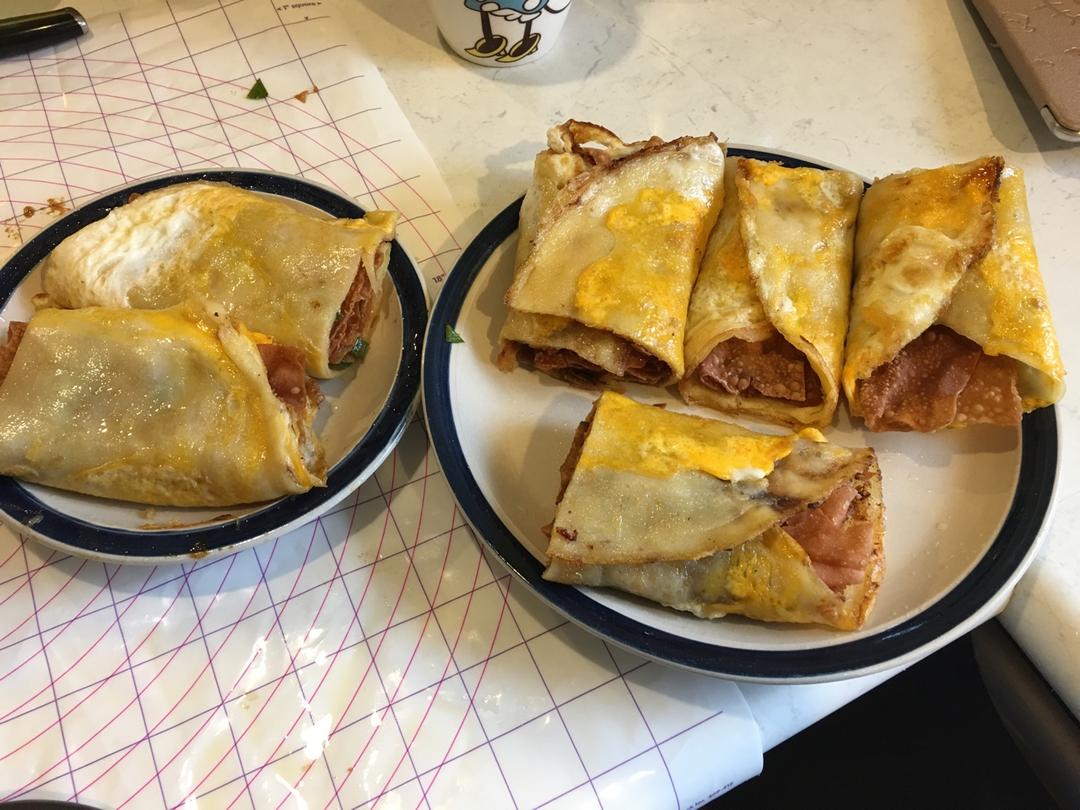 平底锅版煎饼果子