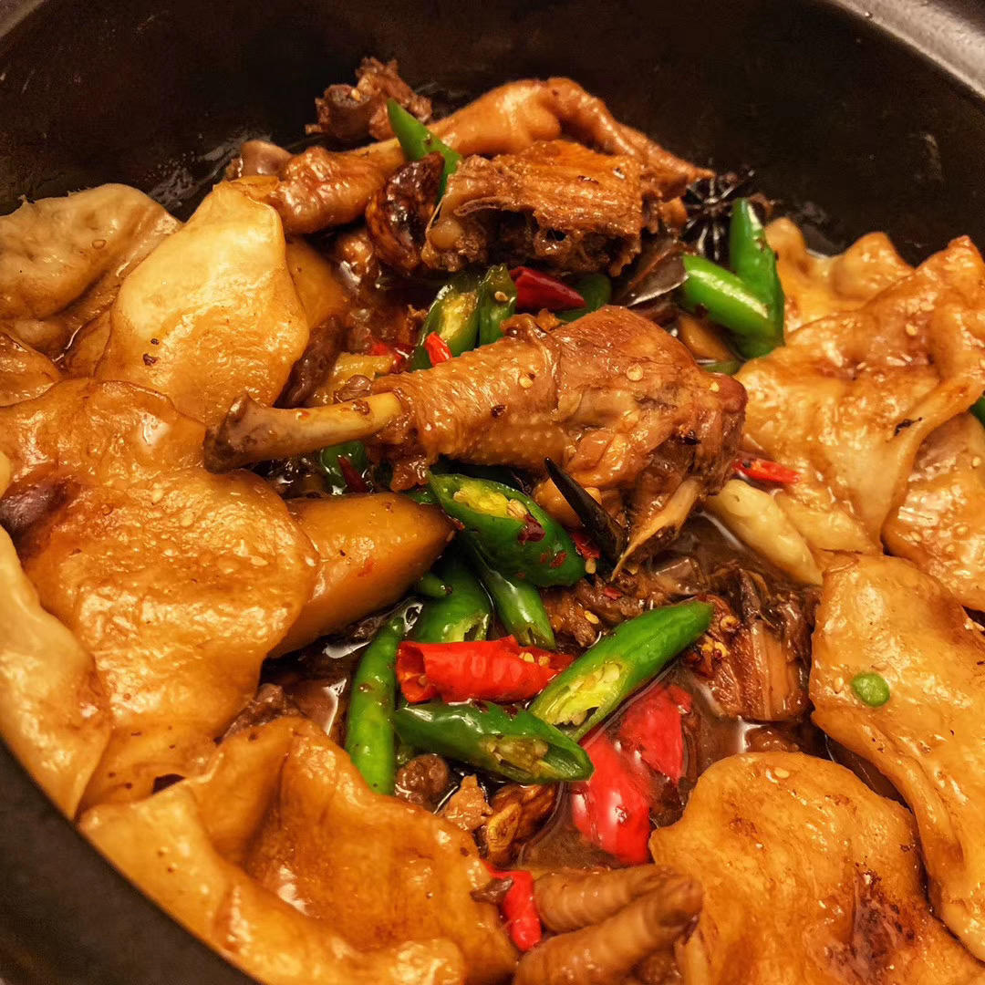 地锅鸡+自制红油【曼食慢语】