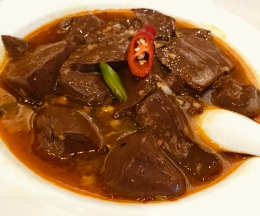 无敌好吃入味红烧猪血