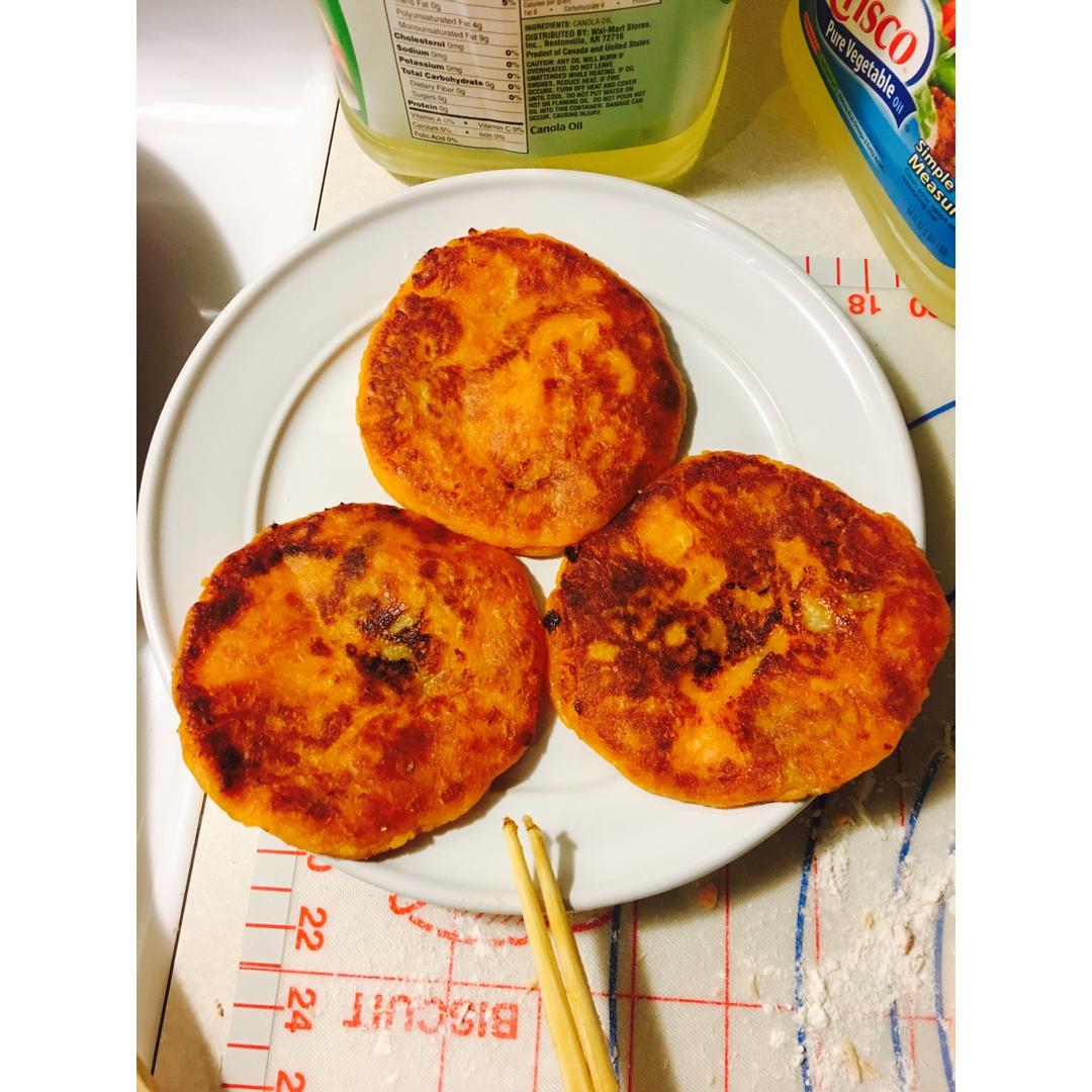 糯米红薯饼