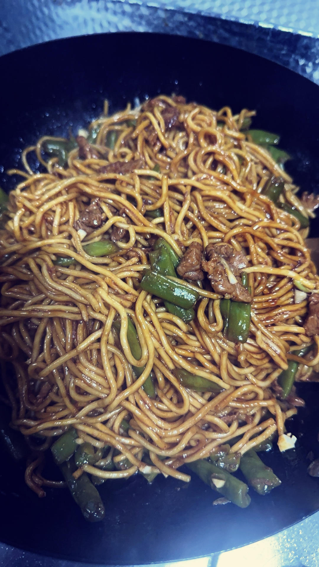 地道老北京扁豆焖面 豆角焖面 太好吃小心吃撑哦