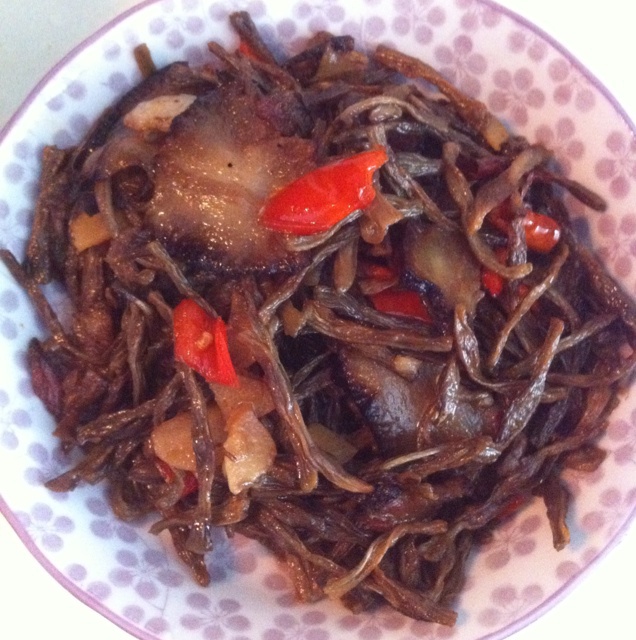 干豆角炒腊肉