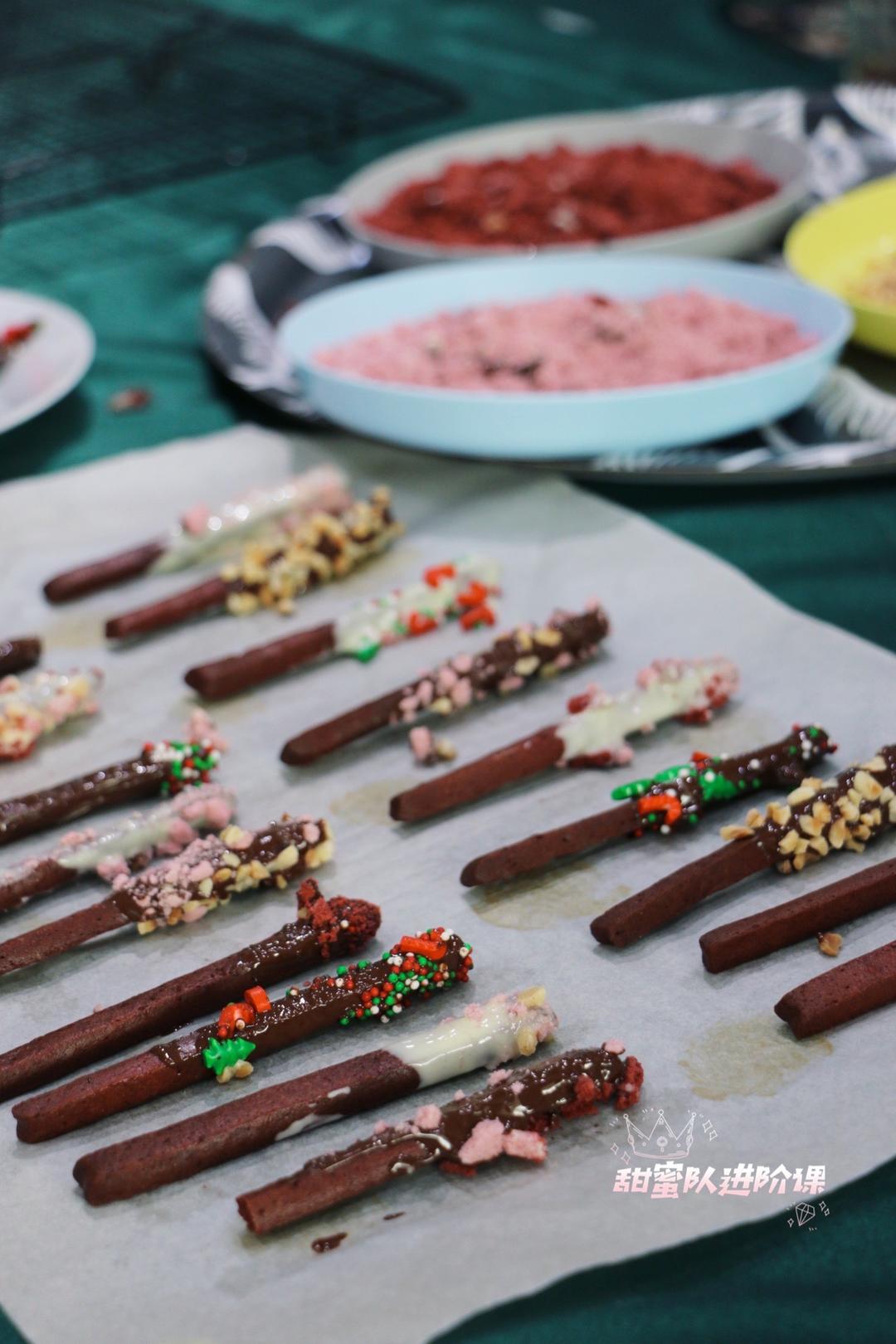 1️⃣0️⃣0️⃣个烘焙计划【039】红丝绒巧克力棒