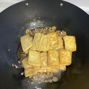 肉沫回锅豆腐的做法 步骤6
