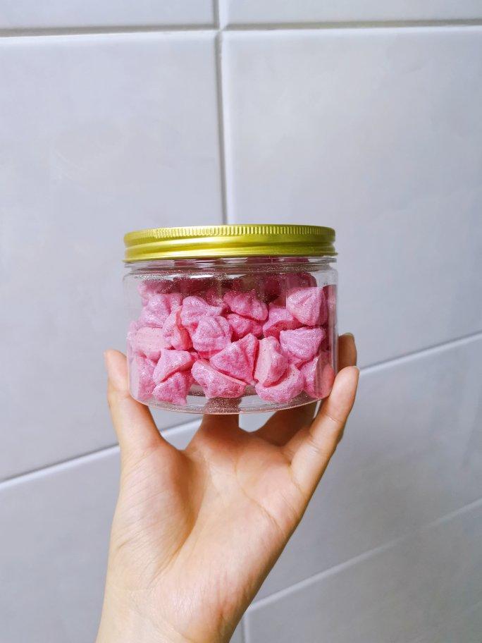 迷人的火龙果溶豆酸奶溶豆宝宝辅食