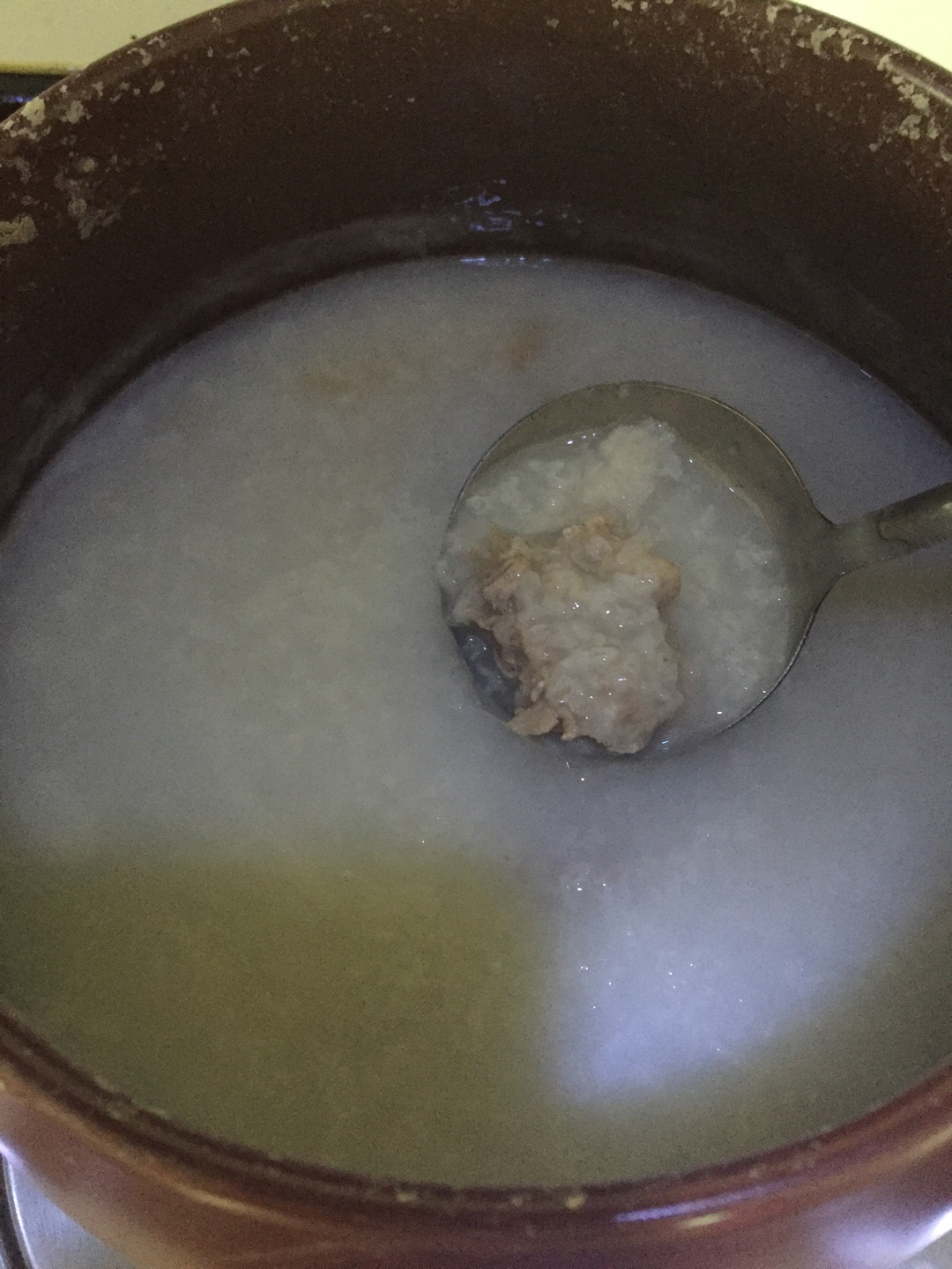 坤博砂锅之2⃣️筒骨砂锅粥的做法 步骤6