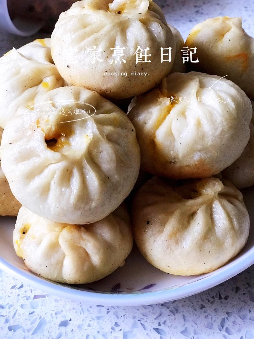 胡萝卜木耳鸡蛋素包子