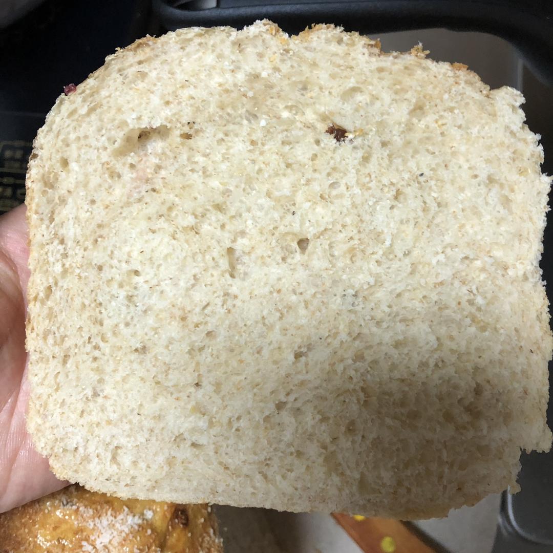无糖蔓越莓全麦吐司🍞（面包机版）