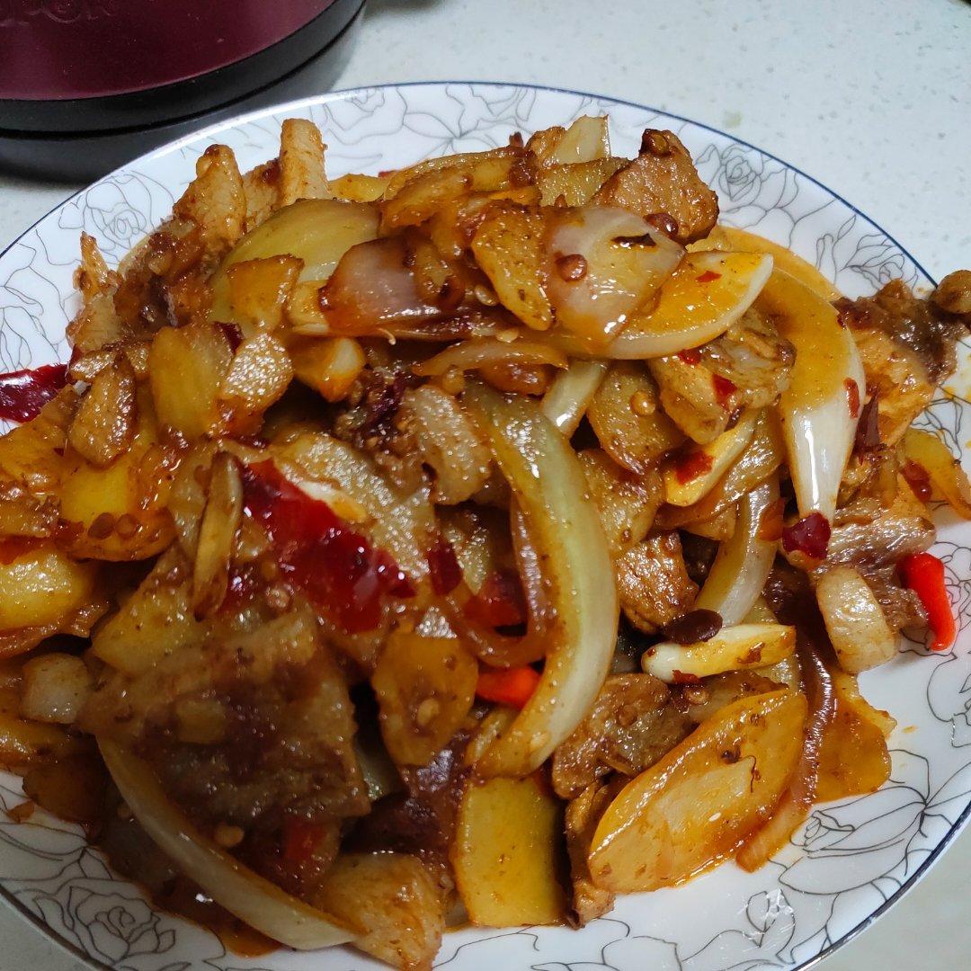干锅土豆片