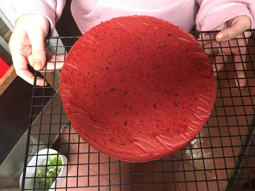 8寸红丝绒蛋糕