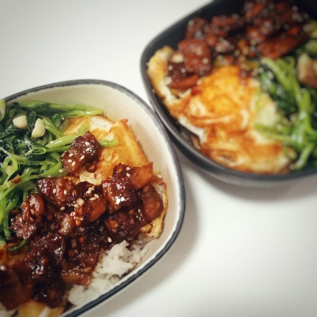 烤五花肉盖饭