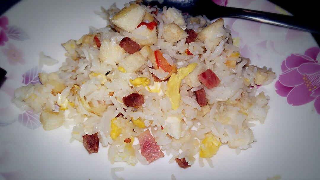 三明治炒饭的做法