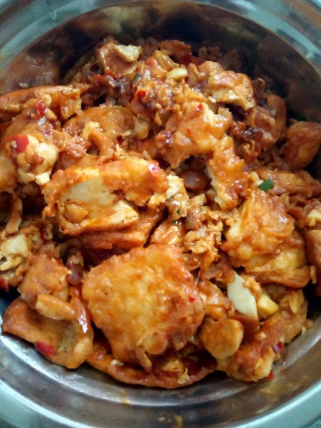 无敌美味的香煎豆腐