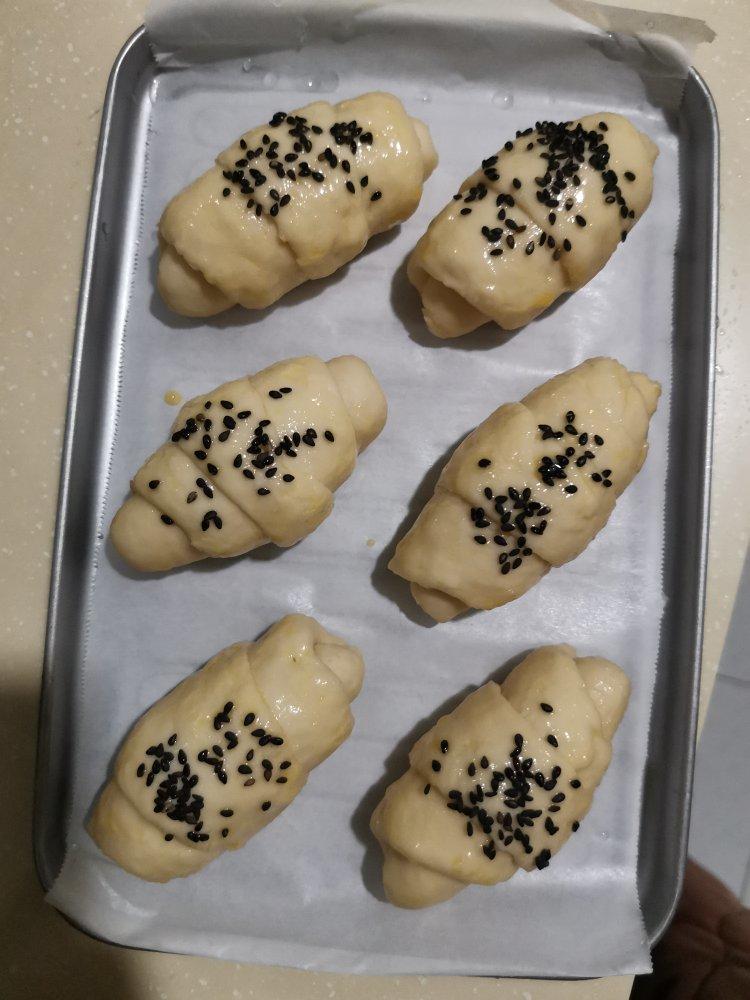 手揉小小牛角包🥐（牛奶面包配方）