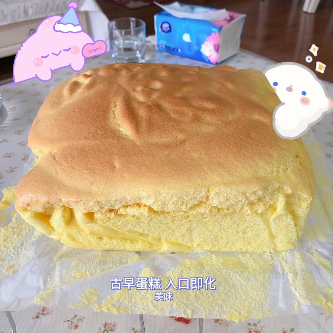 古早味蛋糕-材料超简单味道不一般/水润零毛孔