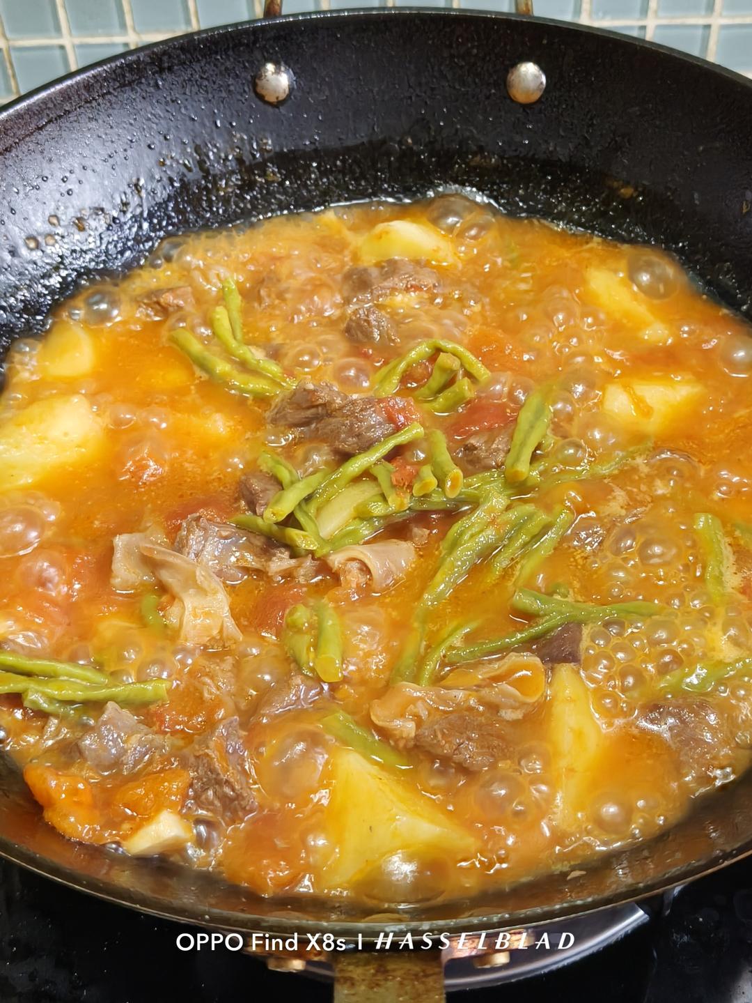 番茄土豆炖牛腩