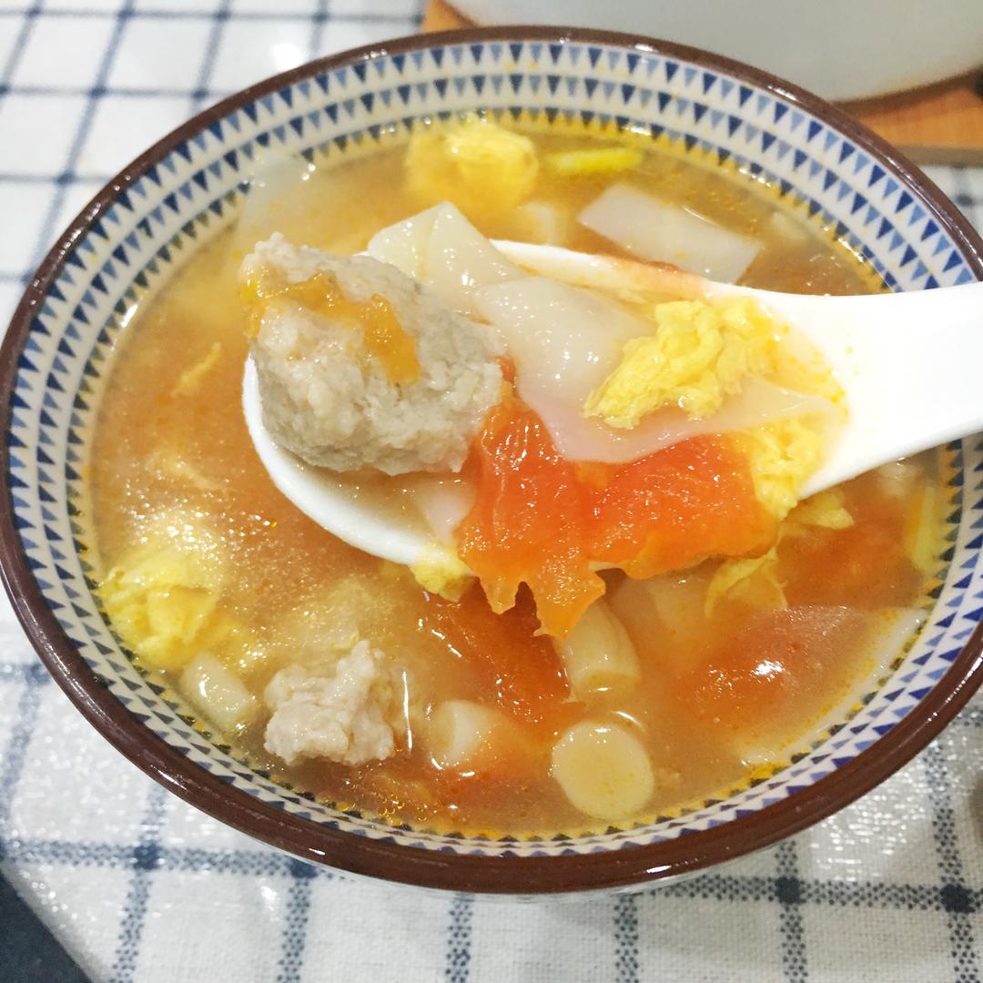 什锦肉丸烩面片