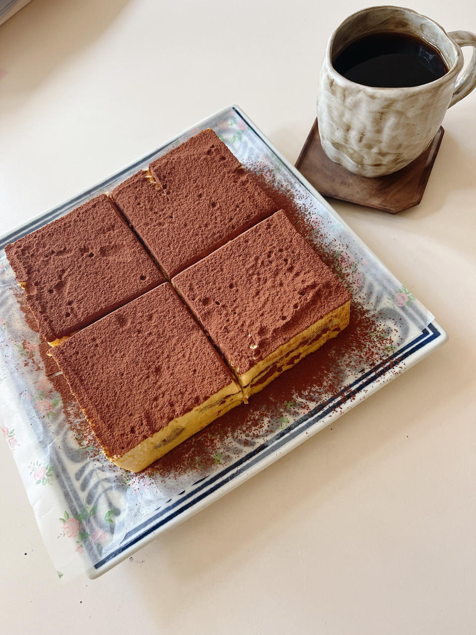 在欧洲学会的经典版提拉米苏