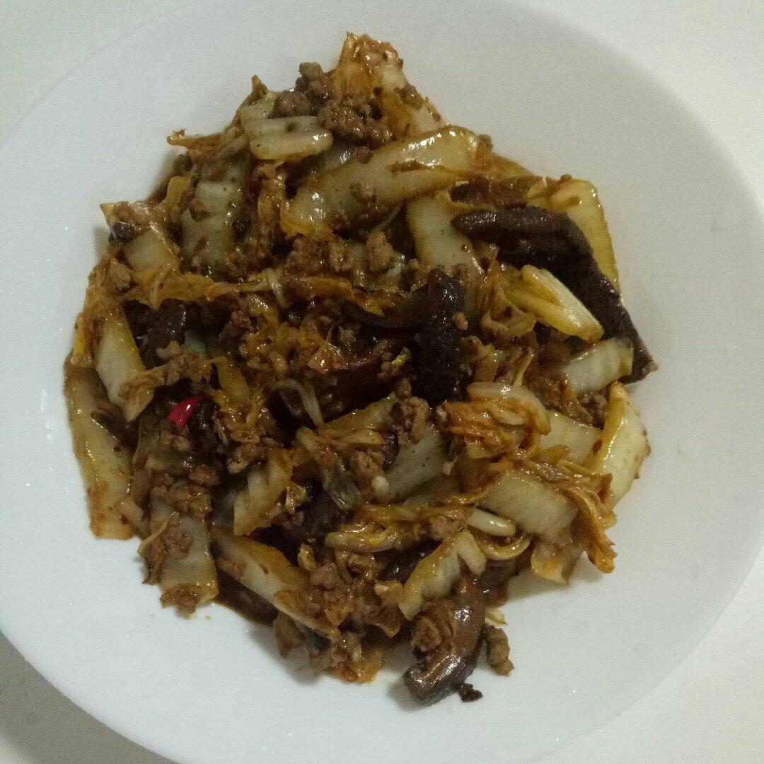 三丝炒大白菜