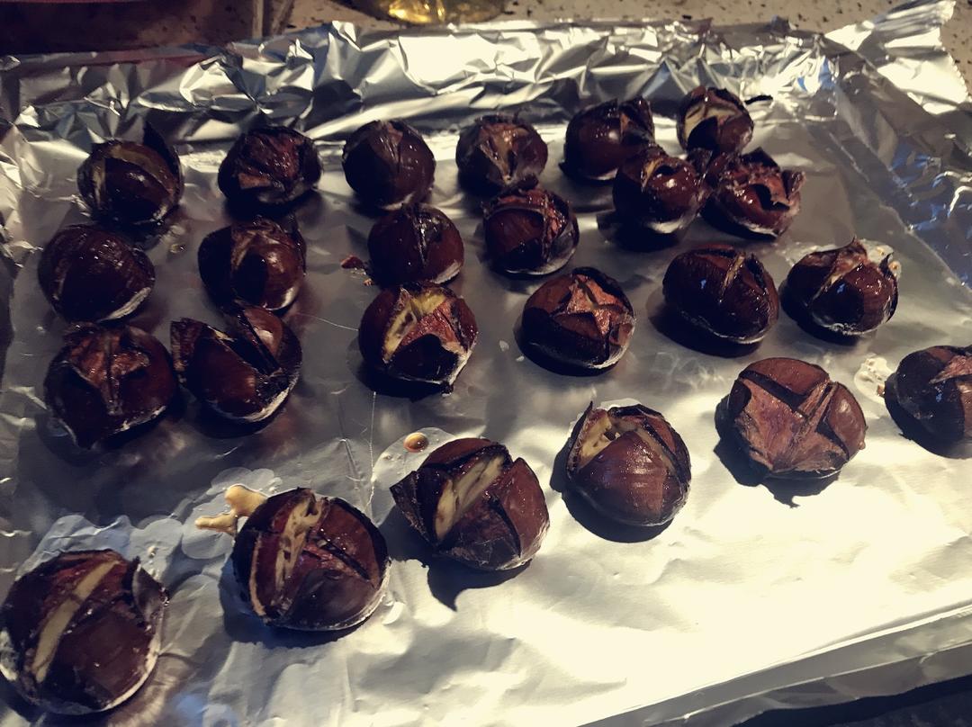 烤箱版糖炒栗子