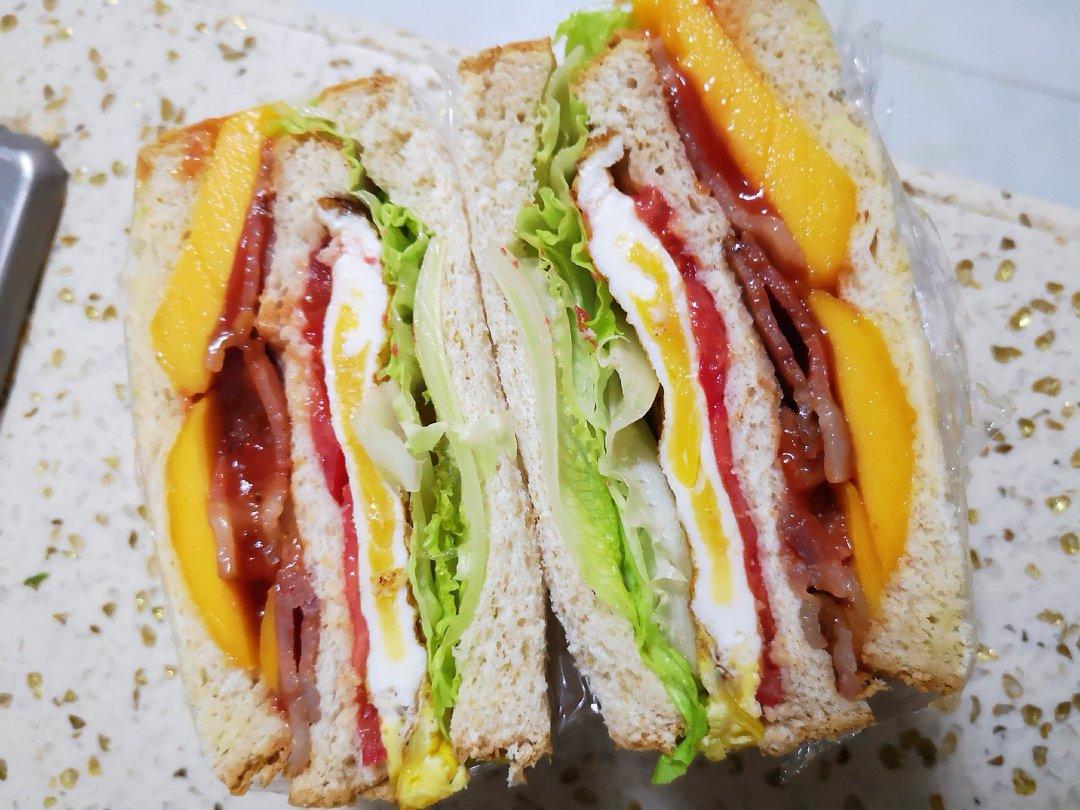 紫薯芋泥/鸡蛋肉松三明治大全🥪