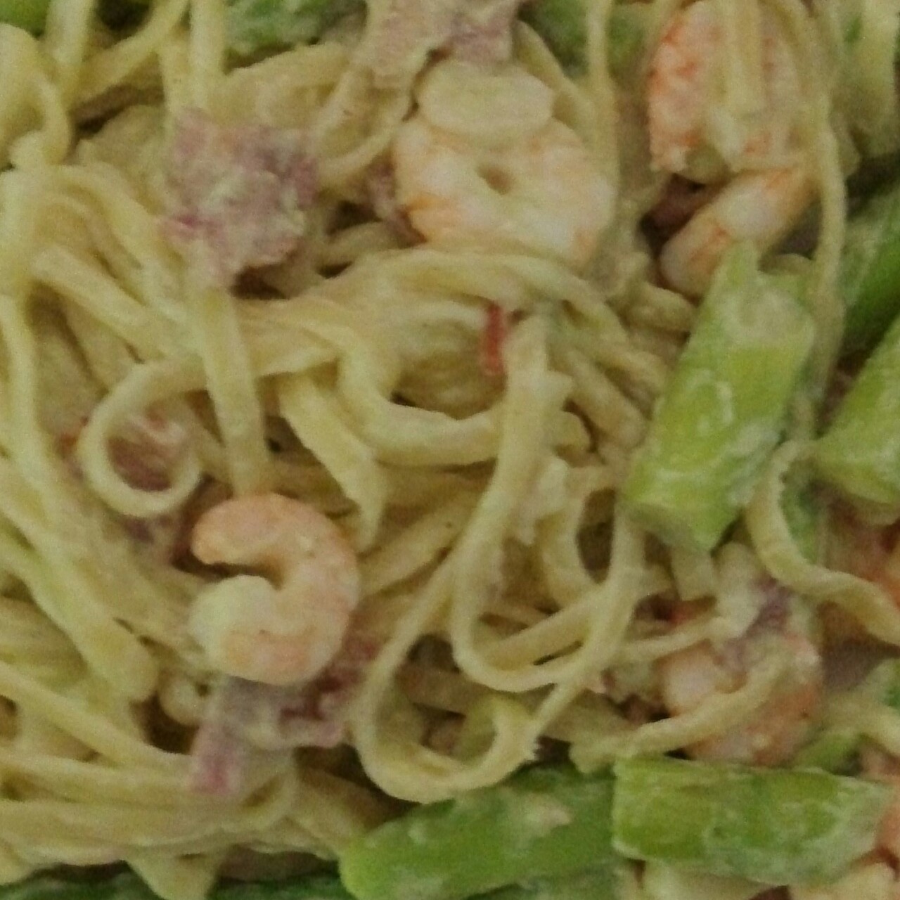 虾仁牛油果意面