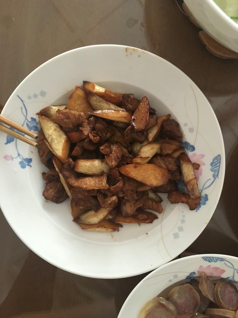 茭白炒肉