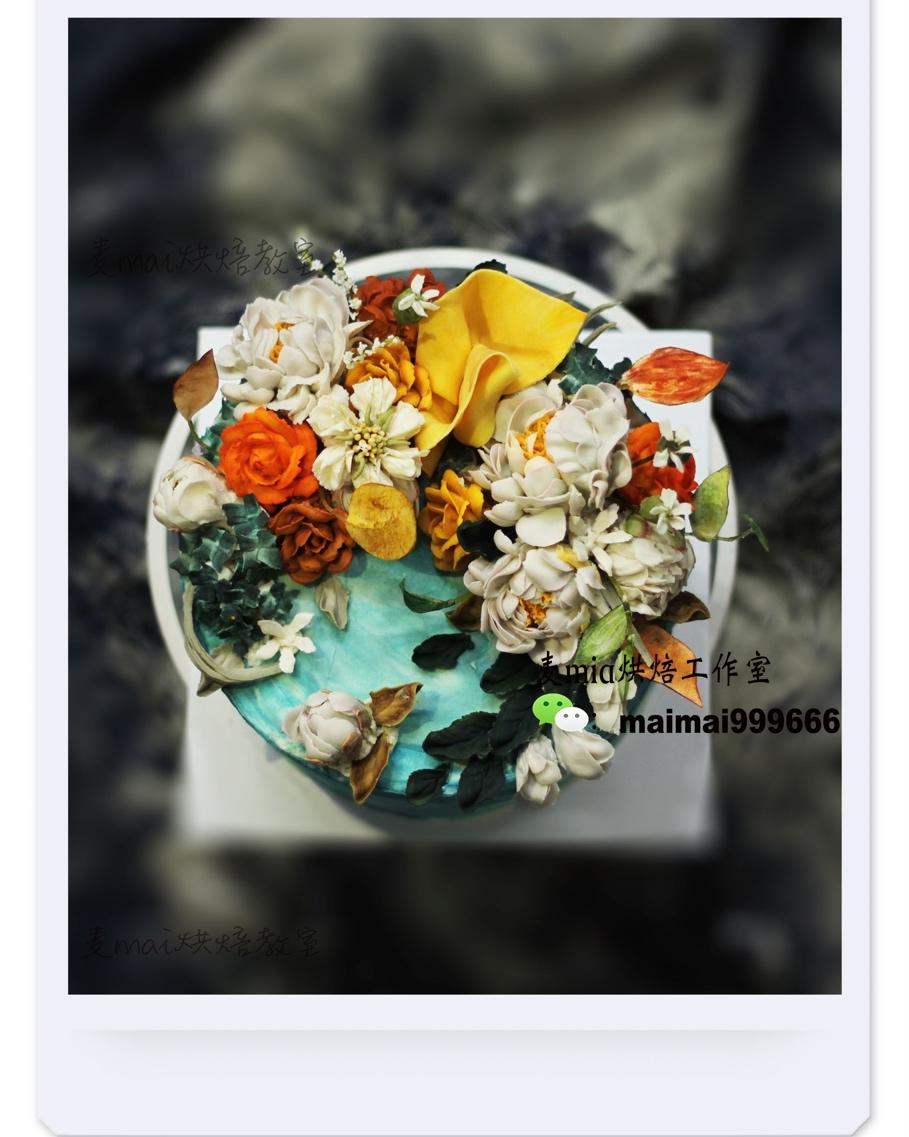 韩式裱花豆沙裱花