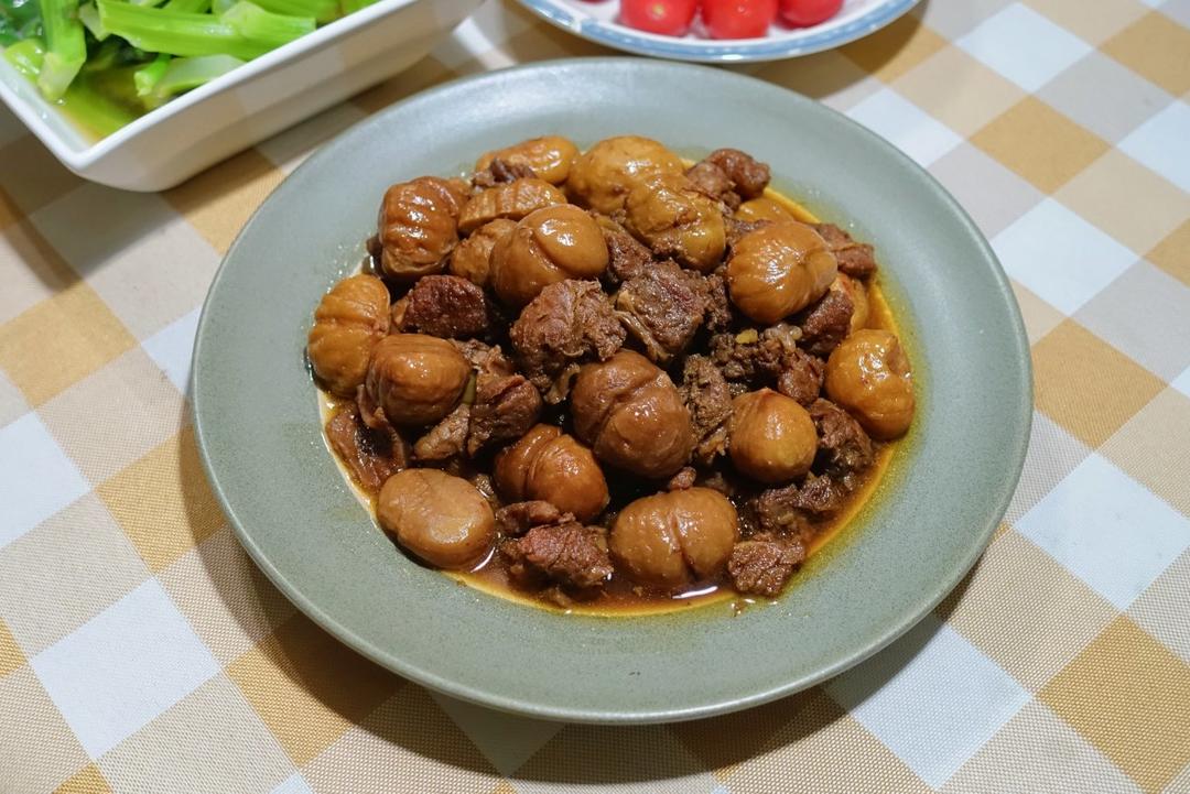 板栗烧牛肉