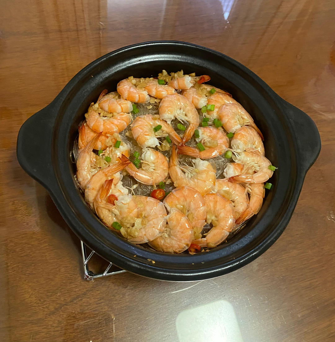 蒜蓉粉丝虾煲