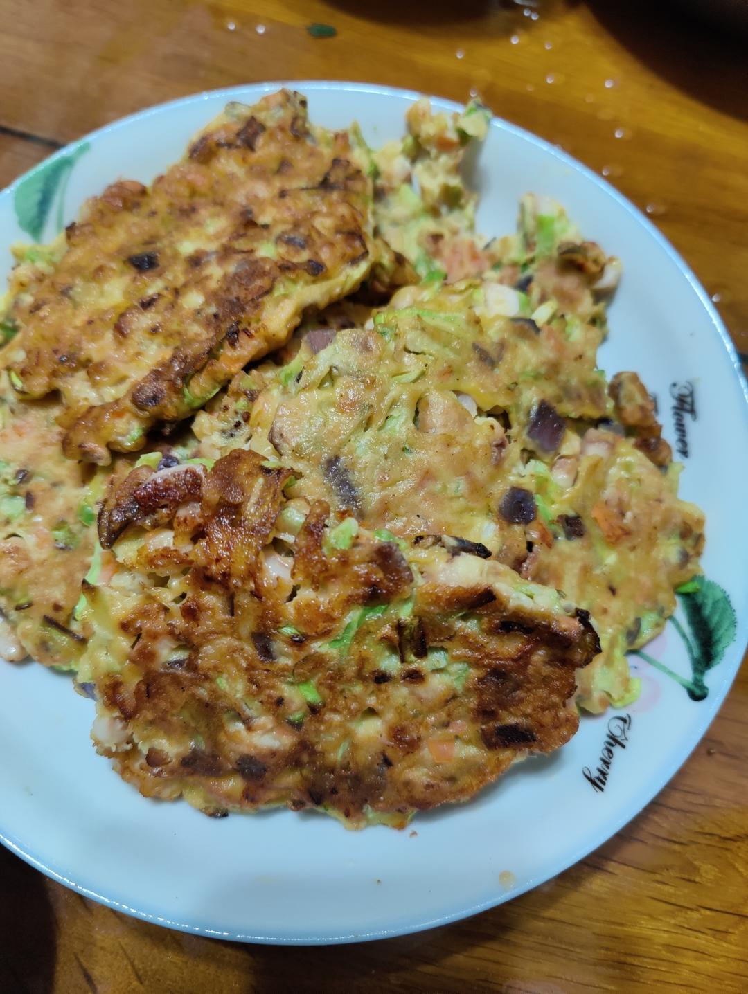 家常韩式鱿鱼饼