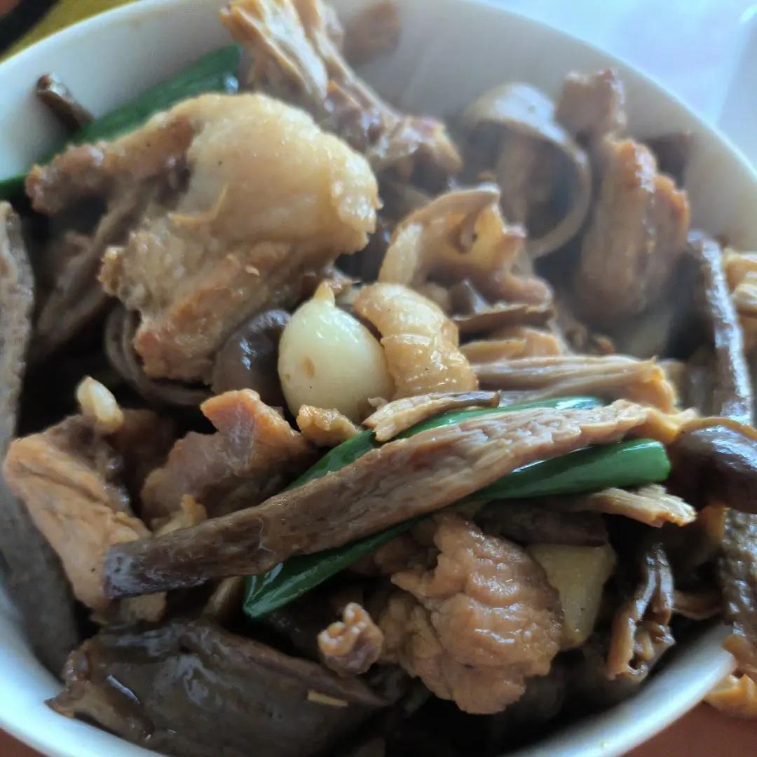 『快手下饭菜』鹿茸菇小炒肉｜简单好吃人人夸👍🏻