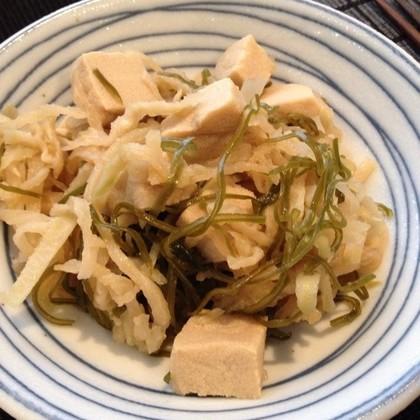萝卜干と北豆腐の煮物的做法