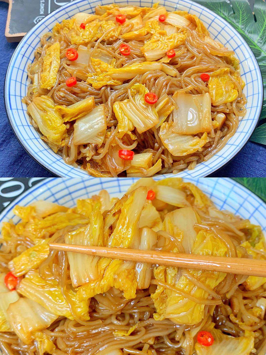 白菜炖粉条的做法