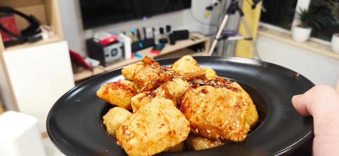 空气炸锅别闲置了❗️巨好吃～炸豆腐