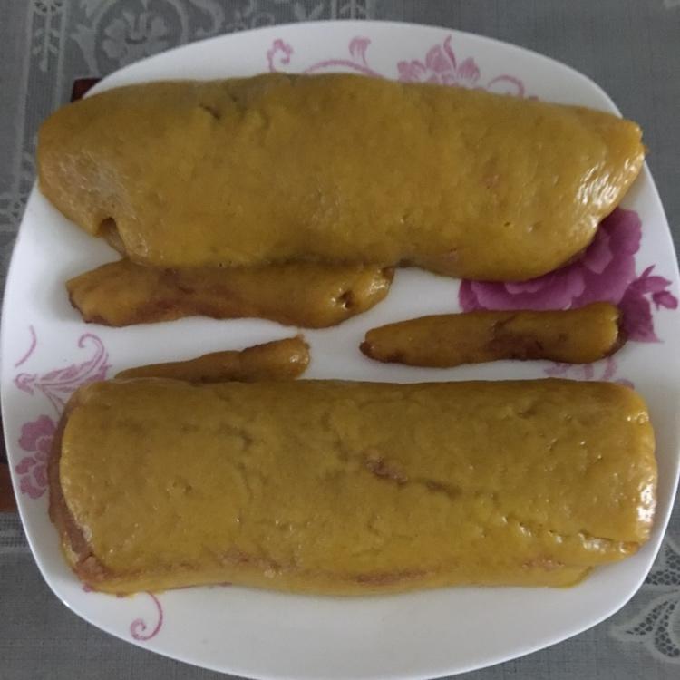 宝宝辅食：软糯南瓜枣泥卷
