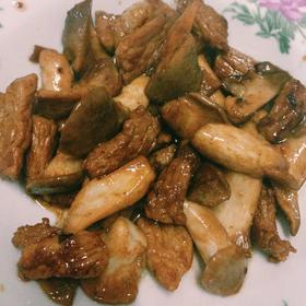菌菇炒肉片
