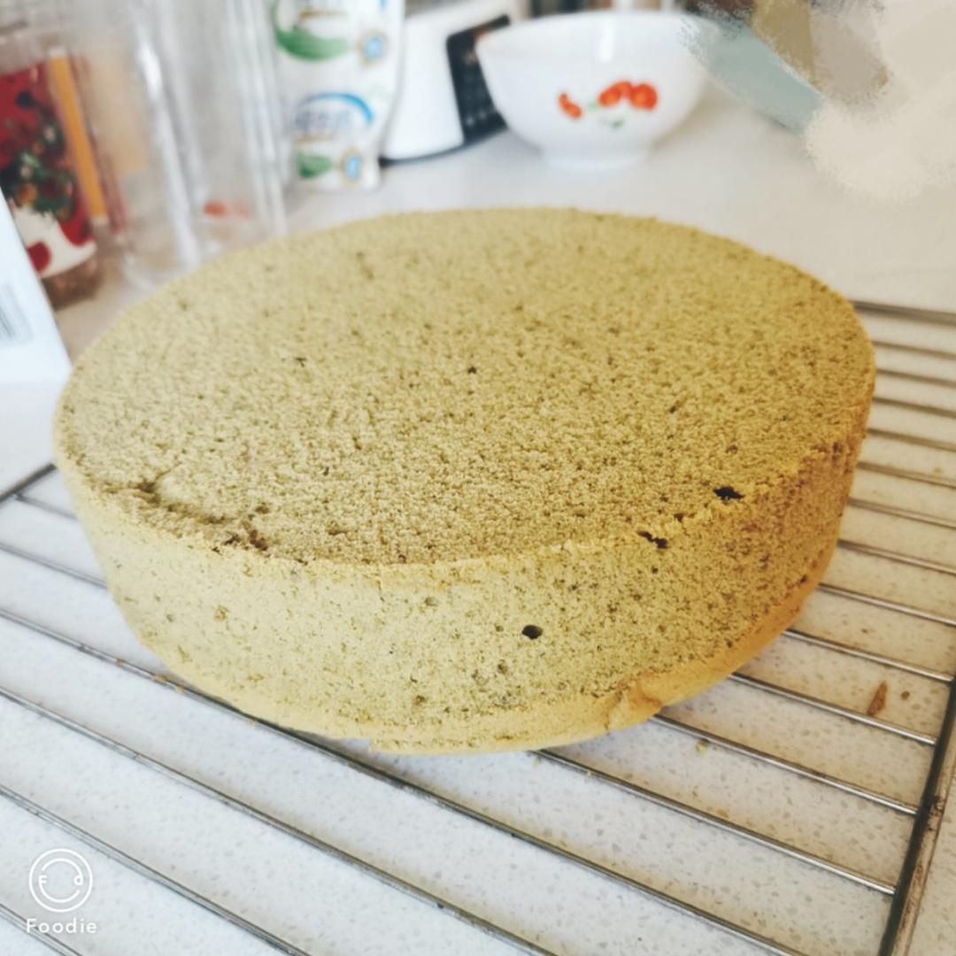 快手好用的抹茶戚风蛋糕胚6寸/8寸