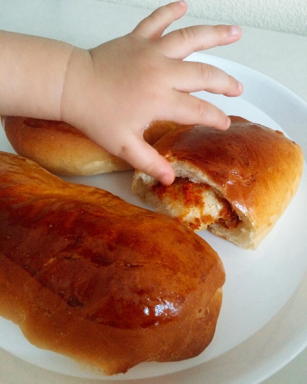 肉松沙拉酱面包（65度汤种）