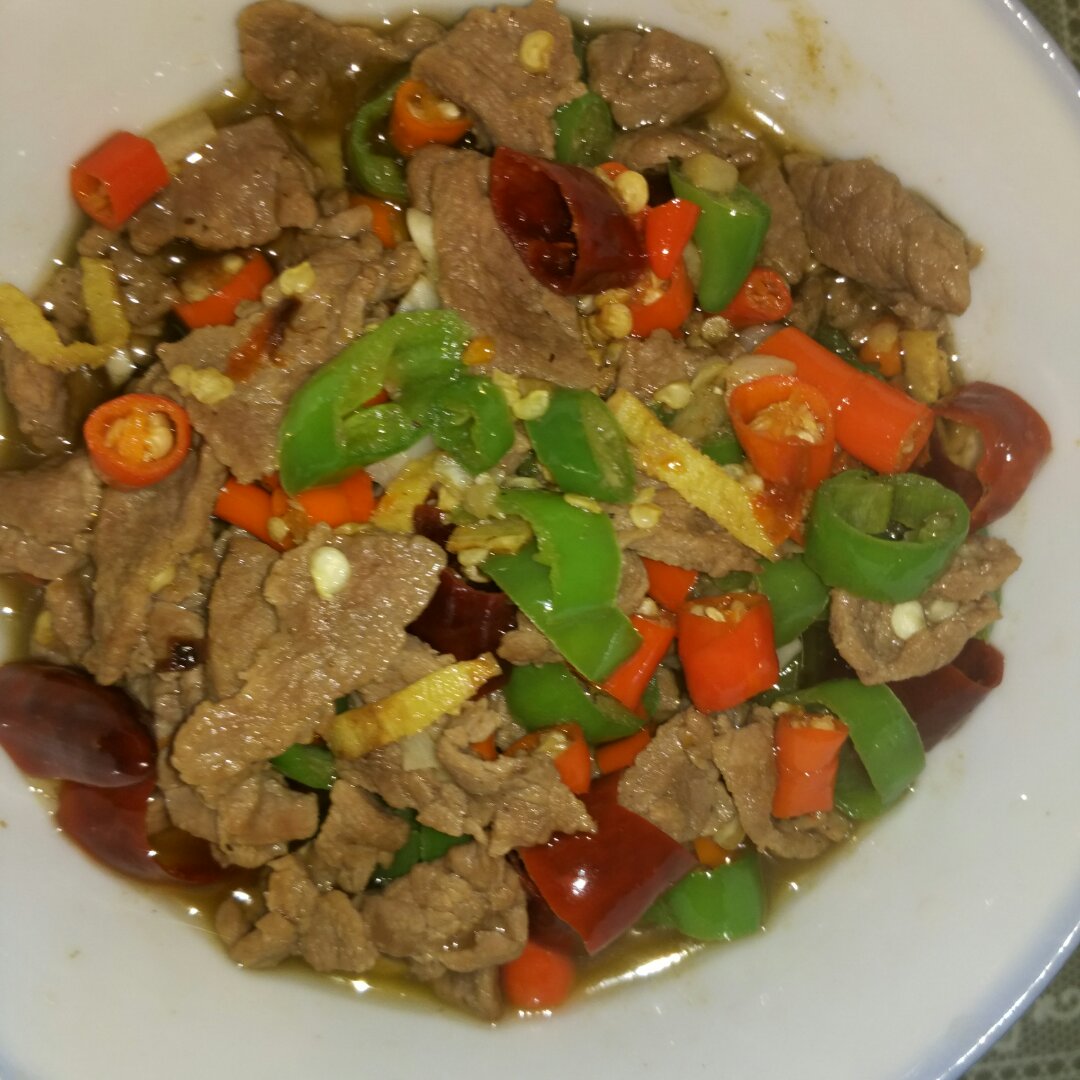 小炒牛肉